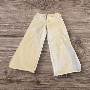 Kut From The Kloth Meg Fab Ab Wide Leg Denim Pants Size 0P